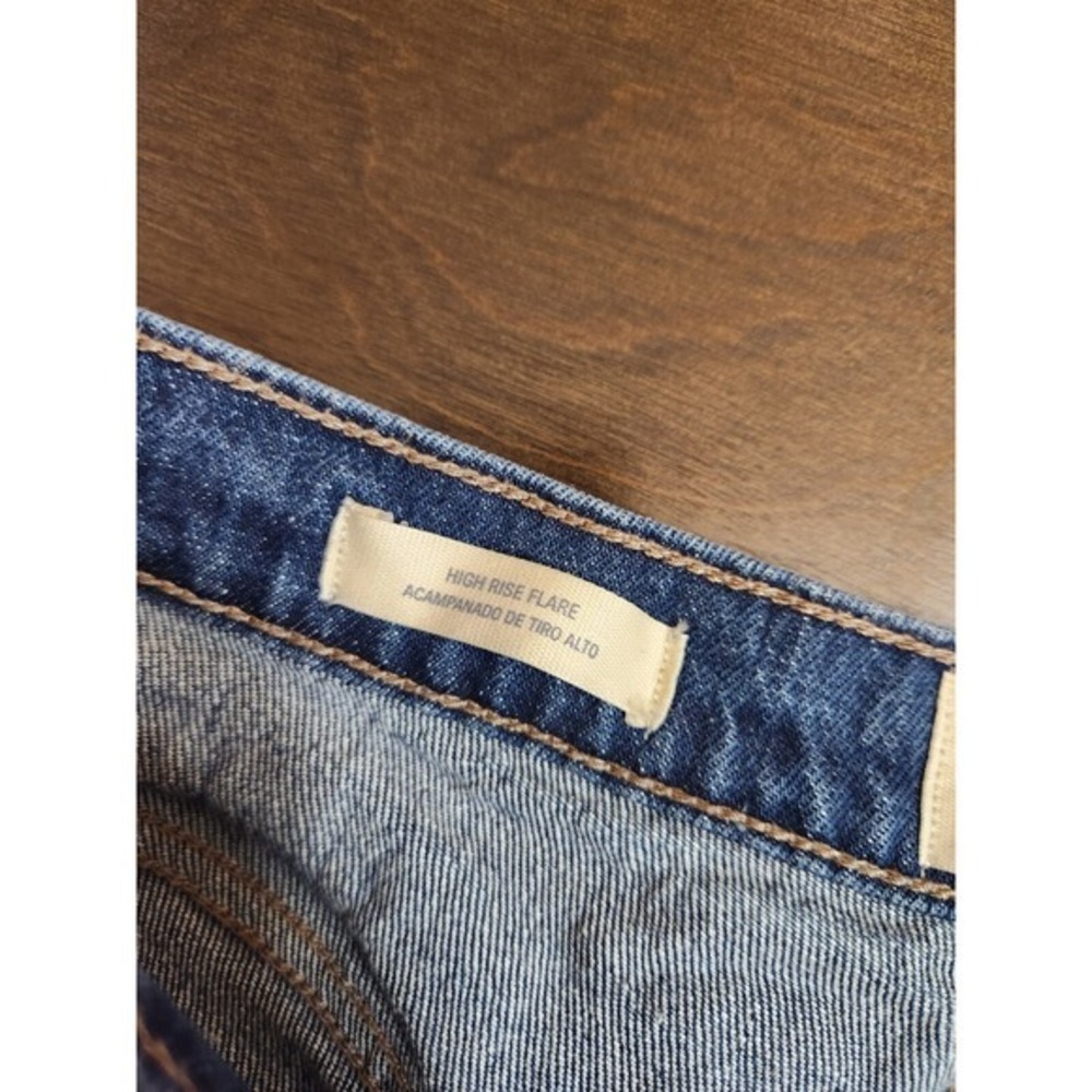 Universal Thread Women's Blue Solid Stretch Denim… - image 4